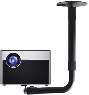 Projector Wall Mount Projector Wall Ceiling Mount Hanger - for Projectors Cameras - Angle Adjustable Projection - Length 32-52cm/12.6-20.5in, Black Projector Hanger