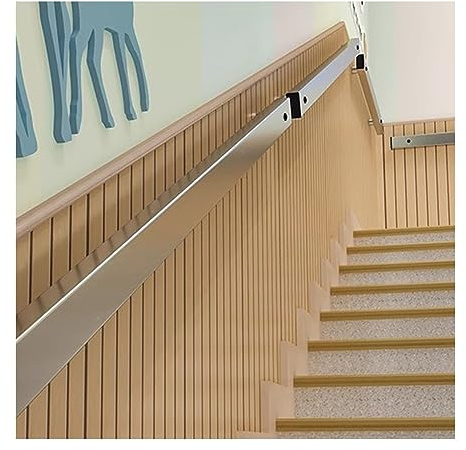 Pasamanos Escalera Barandilla Acero Inoxidable Barandilla De Escalera, Montado En La Pared Barra De Baño Barra De Soporte Para Loft, Barandilla Escalera Industrial Con Accesorios De Pared, Para Exteri