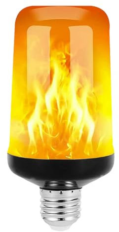 Ghirting Ampoule LED E26/E27/B22, 2-5W LED Ampoule Flamme À 4 Modes D'éclairage, Lampe Décorative Rétro avec Effet Flamme pour Restaurant Café Bar Ampoules À Incandescence Lumières d'halloween