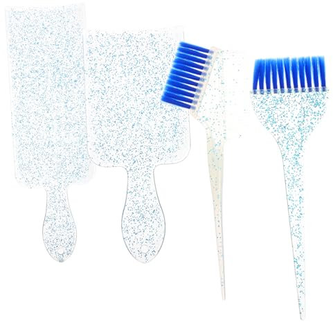 IWOWHERO 1satz Haarfärbe- Mit Highlighting-kamm Und Bürste Wiederverwendbare Farbwerkzeuge Für Salon Und Praktische Haarsalon-zubehör Für Strahlende Farbergebnisse