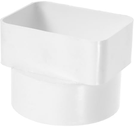 Connecteur de Tuyau D’évacuation Abs Beige pour Tuyau Rond | Canalise L’eau de Pluie, Drainage, Compatible Gouttière et Système de Collecte