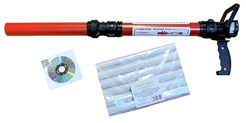 Flame-Foam Class-A Solid Cartridge Fire Hose Firefighting Foam System With 30gpm Aspirating Foam Nozzle