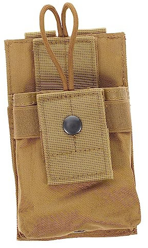 TINEASUR - -Aufbewahrungstasche Tasche Für Funkgeräte Hochleistungshalterungen Universeller Radiohalter Tatischer Gürtel 600d Verschlüsseltes Wasserdichtes Gewebe Khaki