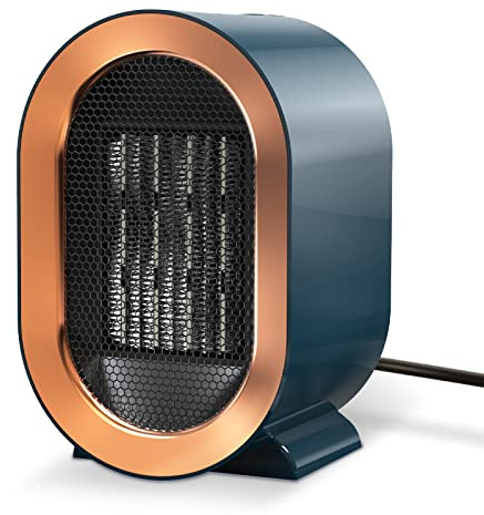 Chauffage Soufflant 1200W, Chauffage électrique avec 2 modes, Portable PTC en céramique 3S chauffage rapide Silencieux, Chauffage Personnel pour