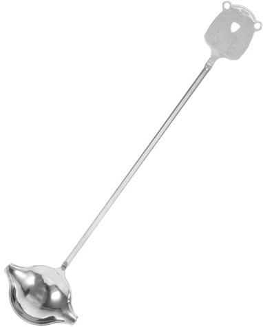 KOCKSHION Louche à Sauce Acier Inoxydable Longue Poignée Avec Bec Verseur Outil De Service Polyvalent Pour Soupe Et Sauces Portable