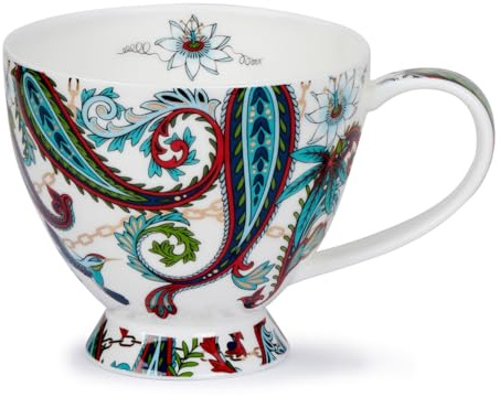 Dunoon Skye 0,42 Liter Fine Bone China Becher Kaschmir mit 22 Karat Gold Details