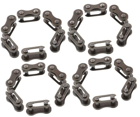 BESTonZON 40piezas Hebilla De Cadena De Bicicleta Rápido y Reutilizable Accesorio Para Eslabones Carretera Clip De Liberación Fácil Resistente y Duradero