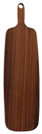 AOFCESQY Premium Schneidebrett aus Buche und Walnuss, 42 cm, vielseitiges Küchenbrett für Pizza, Brot, Obst, Gemüse, Sushi, hängendes Design für einfache Lagerung