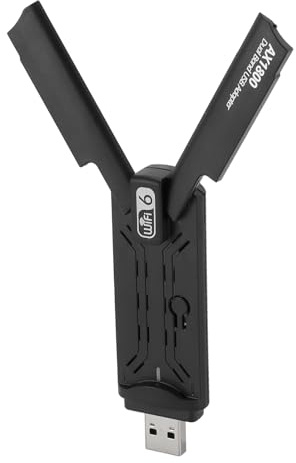 SUNGOOYUE WiFi 6 USB 3.0 USB -WiFi Adaptador 5G Adaptador de Red Inalámbrica para 10 11, hasta 1800 MBIT/S para Transferencias de Archivos Grandes, Procesos de Banda Doble Conexión Estable, para