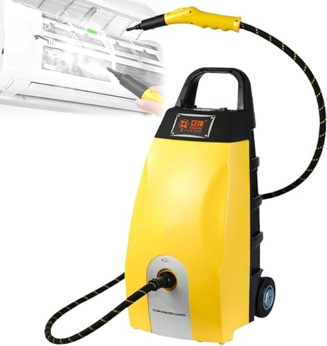 YISHENX Multifunktionell ångtvätt, 3000 W ångtvätt, 20–30 Sekunder Snabb Uppvärmning, 3,5 L Stor Tank, Justerbar ångeffekt, Kompletta Tillbehör, För Hem/Matrum/Bil/Ac