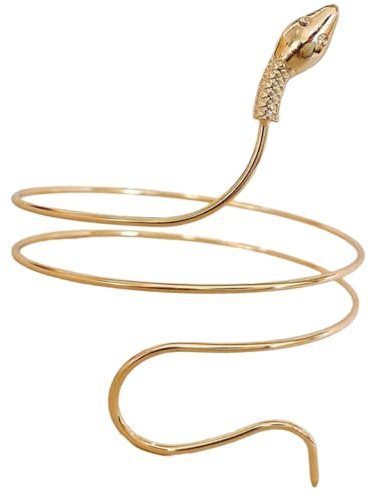 HYJYGX Accesorios para niñas Brazo de Serpiente Brazo Elegante para la Parte Superior del Brazo para Mujeres Joyas de Moda únicas Collar Presente