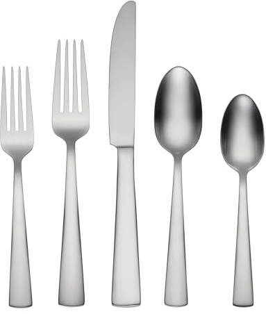 Oneida H290020AL20 Satin Nocha 20 Piece Everyday Flatware Set, Service For 4