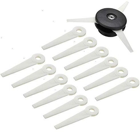 Chuancheng Tête Débroussailleuse pour STIHL POLYCUT 6-3 FS40 FS45 FS46 FS50 | Kit comprenant tête de coupe et 12 lames de rechange, pour STIHL FS40/FS45/FS46/FS50 débroussailleuses, modèle POLYCUT 6-3