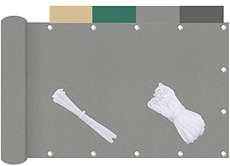 ACUY Brise Vue Pas Cher 140x1400cm Opaque Toile De Balcon Couvrir Pare-Brise HDPE pour Balcon Jardin