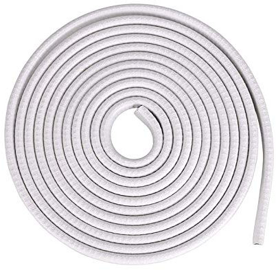 Automobil-Gummidichtungsstreifen, Gummi-Kantenschutz, U-Form, weiße Kantenschutzverkleidung, Länge 1 Meter, Höhe 8/10/15 mm, geeignet for Metallkanten, Höhe 10 mm (Size : Height 8mm)