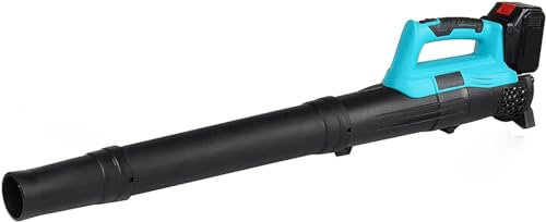 Soplador De Hojas Inalámbrico, Barredora De Hojas Inalámbrica, Salida De Aire De Gran Diámetro, Protección De Seguridad, Potente Motor Con Núcleo De Cobre, Ajuste Del Viento De 6 Velocidades, Para Pol
