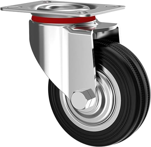 Kippen 1601EX - Rueda Industrial con Placa Giratoria Diámetro 200mm