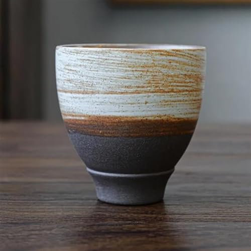 Service à Thé Pour Adultes Service À Thé Rétro Kung Fu Tasse À Thé Principale Japonaise Grande Poterie Grossière Tasse À Thé En Céramique Latte Tasse Personnelle Tasse À Café Théière Service Thé (Col