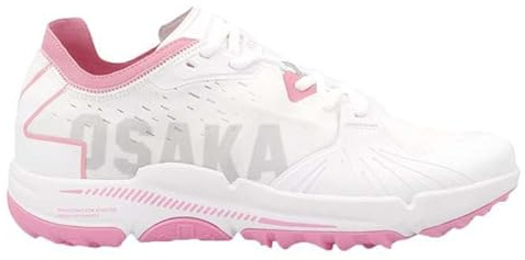 Osaka Unisex - Zapatillas de Hockey Ido Mk1, Botines de Hockey - Rosa/Blanco
