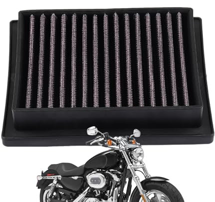 Hqunjikp Filtro de aire para motocicleta, filtros de aire de repuesto automotriz, admisión automotriz modificada, ATV, motocicleta, motocicleta, vehículo para un mejor rendimiento, diversas