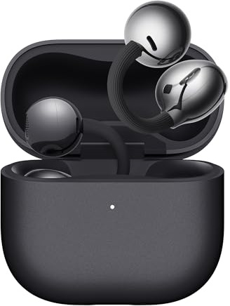 HUAWEI FreeClip 2 Auriculares Bluetooth Inalámbricos Audífonos Abiertos, Open Earbuds, Comodidad Todo el Día, Escucha Adaptativa Open-Ear, hasta 38h Autonomía, iOS y Android, Garantía 42 Meses, Negro
