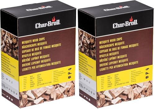Char-Broil 140 554 - Räucherchips, Geschmack - Mesquite. (Packung mit 2)