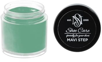 Crème de Cirage Premium - NCS S 3030-G Pierre Vert-de-Gris - Soin Nourrissant & Rénovateur de Couleur pour Cuir Lisse par MAVI STEP - 0.34 fl oz / 10 ml