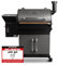 BURNHARD Pelletsmoker FLINT, Räucherofen 70°C - 230°C, Pelletgrill inkl. Edelstahlroste, Holzschneidebrett, 2 Temperaturfühler und Abdeckhaube