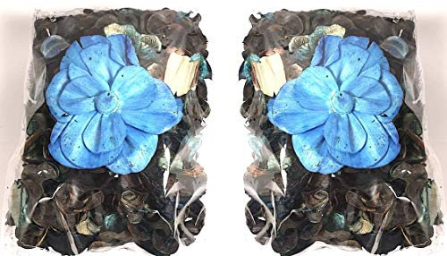 Potpourri London OCEAN BREEZE POTPOURRI con fragranza floreale e oceano, aroma oceano, confezione da 200 grammi di potpourri con 8 ml di olio profumato per il rabbocco quando necessario