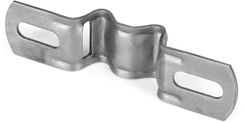 Bandschelle Edelstahl für Flach-Verkehrszeichen, Langloch 60-110 mm