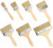 7 pezzi Pennellesse Set，Pennello Set con manico in legno，Per Pittura, Gesso, Colorazione, Vernici e Colle.