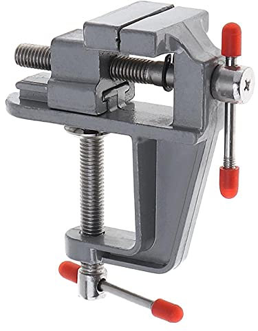 Taschenlochlehre Aluminiumlegierung DIY Backenbankklemme Bohrmaschine Schraubstock Micro Clip Elektrowerkzeug Zubehör zum Spanntisch Wasserpumpe 2021 Perfekt für Amateure, Handwerk, Modellbau usw.