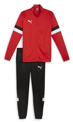 PUMA Herren Teamrise Tracksuit Trainingsanzug, PUMA Red-PUMA Black, M EU