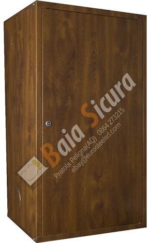 Copricaldaia Coibentato in Acciaio Color Legno | Tutte le Misure e Coibentazione (100 H x 65 L x 33 P (cm))