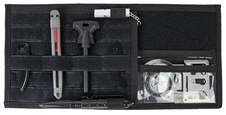 Maciun Auto-Visiertasche | Aufbewahrungstasche für Sonnenblende, strapazierfähig, reißfest, multifunktional, Nylon, Auto-Visiertasche mit mehreren Taschen für Organisation und Aufbewahrung im Auto