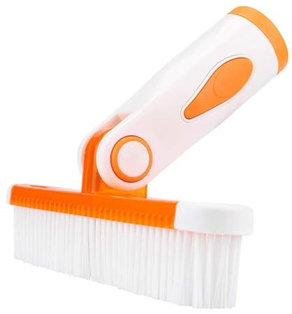 FAHOI Portable Pool Brush 10inch Algae Remover Scrubber Swimming Pool Cleaning Brush Tool for Pool Hot Tub Spa - Walls, Tiles & Floors