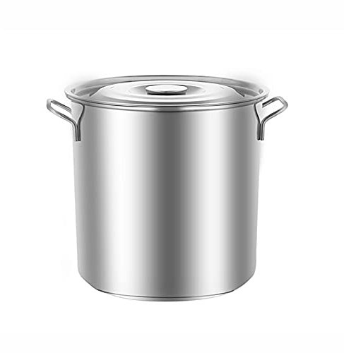 OLSKFUH Stainless Steel Stock Pot with Lid, Large Deep Stainless Steel Stockpot for Stored and Heated,20 * 20cm(6.2L),20 * 20cm(6.2L)