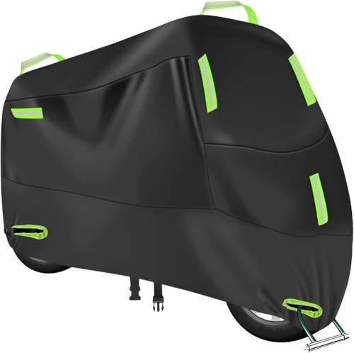 zjxhnb Bâche de Protection Moto pour Honda CMX 500 Rebel / CMX500(A) Rebel /CMX500 Rebel, Scooter Couverture de Bâche Garage Moto Pluie Anti-Poussière Respirant Exterieur,Green