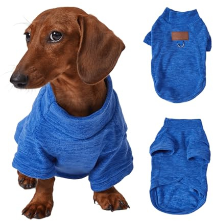 UOSIA Großer Mantel-Overall Für Große Hunde, Fleece-Pullover Für Dackel, 2 Beine, Langärmeliger Pullover, Haustier-Einteiler, Pyjama, Kleidung, Outfits Mit D-Ring