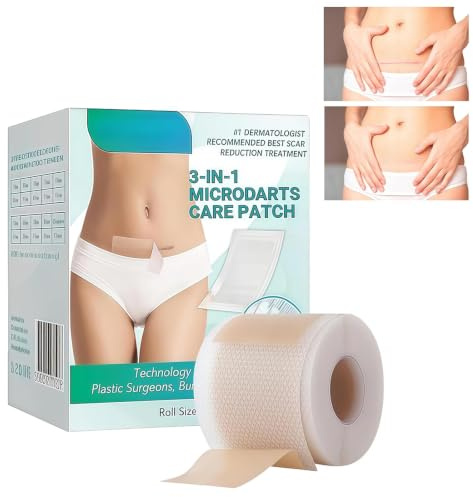 Rimotedeso Cerotto in Silicone per Cicatrici Colore Pelle – 4 x 150 cm Nastro in Silicone Tagliabile – Cerotto Traspirante per la Cura di Cicatrici Cutanee, Parto Cesareo & Ferite, Delicato per Viso