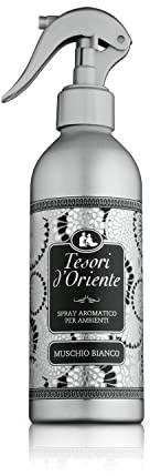 Tesori d'Oriente Muschio Bianco Spray Aromatico Ambienti e Tessuti, 250 ml