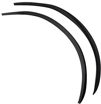 Surakey Lot de 2 élargisseurs d'aile de voiture - 72 cm - En fibre de carbone - Élargissement universel - Décoration de roue de voiture