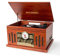 ROCKOLLA - Giradischi Vinili Bluetooth Portatile【3 Velocità】33/45/78 Giri, Vintage con Altoparlanti Incorporati, Riproduzione MP3, Dischi, Radio FM, Cassette, CD, USB e Schede SD (Monarch)