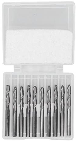Kugelschaftfräser-Set Bits HSS CNC Spiral-Kugelfräser, Zum Gravieren Schruppen von Holz 1/8 Zoll.