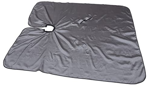 MAGICLULU Da Barbiere Antistatica Per Uomo Donna Protezione Da Schizzi e Shampoo Chiusura Regolabile Cucitura Ad Anello Per Appendere e Uso Domestico