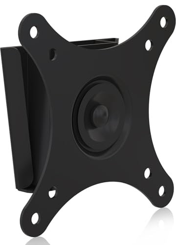 Suptek Slim TV Wall Mount With Tilt and Rotation for 15-30 inch LED/LCD/OLED/Plasma Flat & Curved Screens - VESA 100x100mm/75x75mm, up to 15kg, D13F