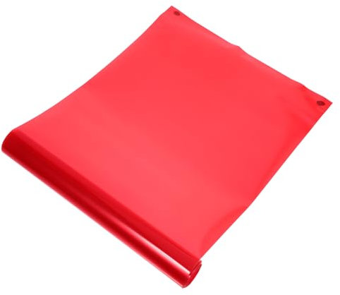 FELTECHELECTR Scheinwerfertönungsfolie Selbstklebend 30x120cm Rot Hitze Und Wasserbeständig Für Auto Scheinwerfer Rücklichter Nebelscheinwerfer Uv Beständig Folie Für Fahrzeugbeleuchtung