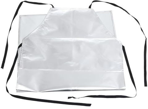 Uonlytech Traje De Protección Ignífugo Delantal De Aluminio Resistente Al Aceite Antiescaldaduras Para Talleres