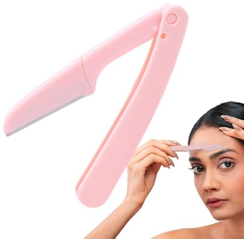 Augenbrauen Rasiermesser für Frauen, Augenbrauen -Trimmer | Falten Sie Eyebrow Shaper - Tragbare professionelle Schönheitswerkzeuge, Mehrzweck -Gesichtsrasierer für Frauenkörpergebrauch