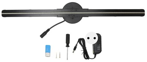 Mtlavishness 3d Hologram Fan 16.5in 2000x224 Projecteur WiFi 3D avec 224 perles de lumière LED pour la publicité des magasins d'affaires